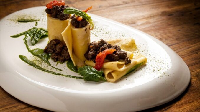 Pappardelle al ragù al coltello di lepre