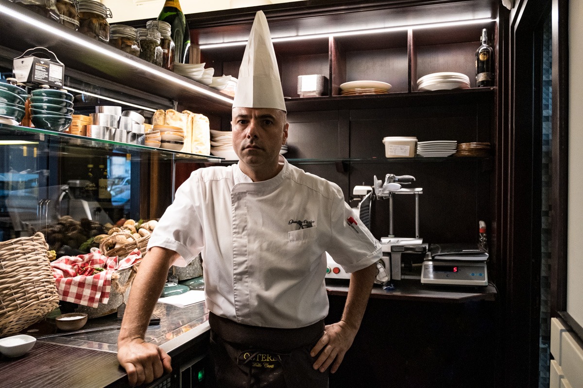 Chef Giuseppe Panico Osteria delle Corti Milano