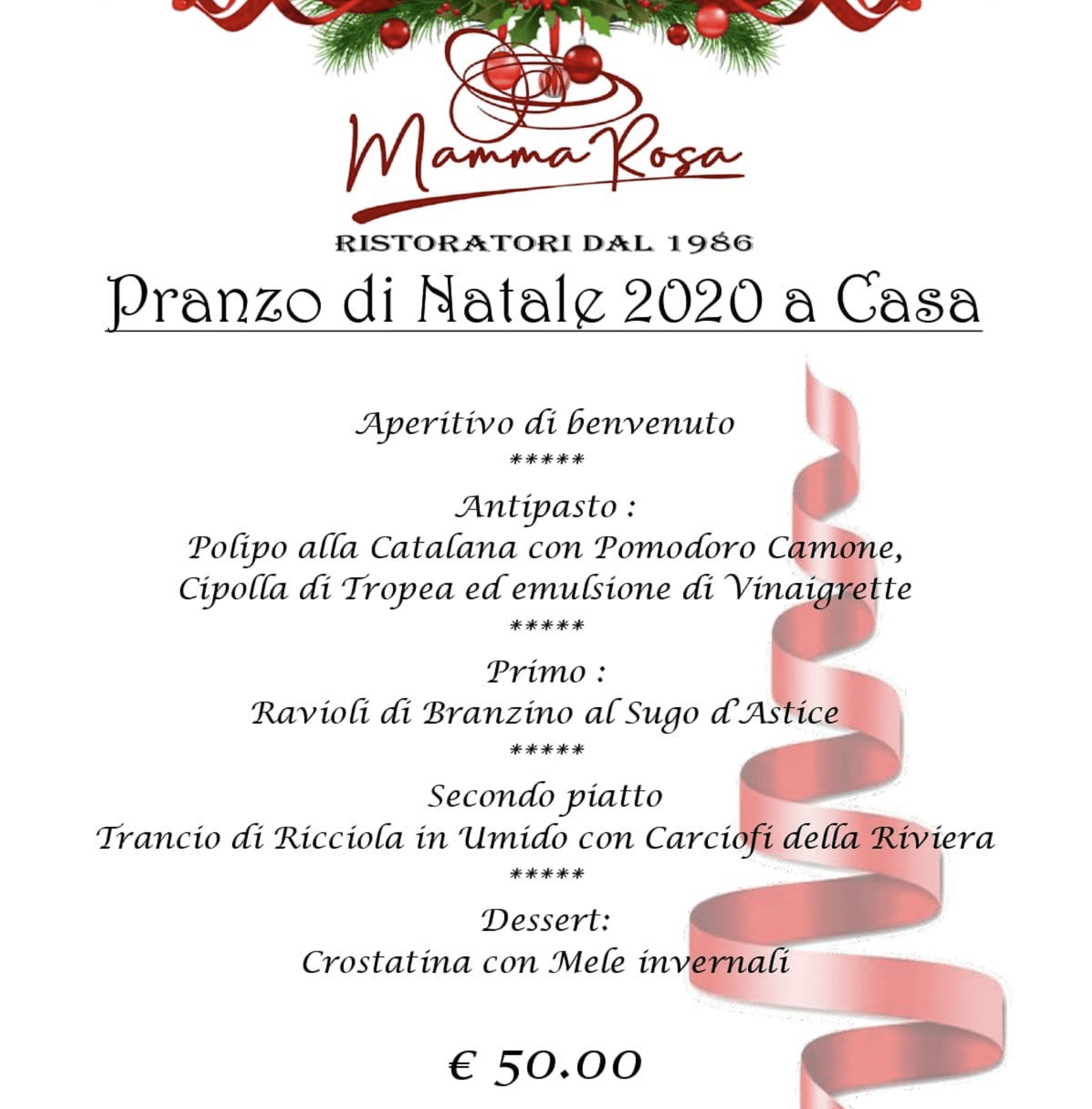 Mamma Rosa Natale 2020