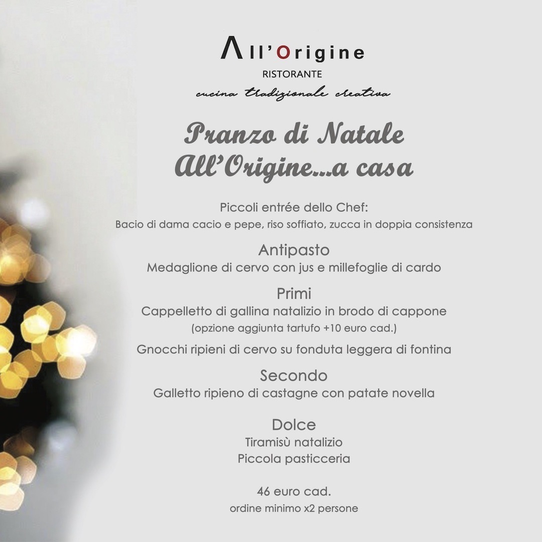 Natale 2020 All'Origine