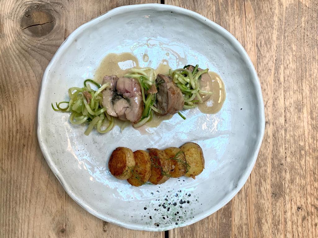 Agnello patate puntarelle La Ciambella