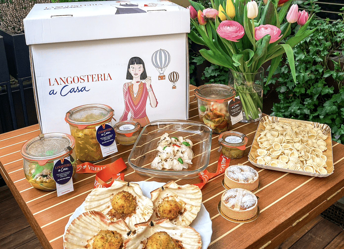 Langosteria delivery box