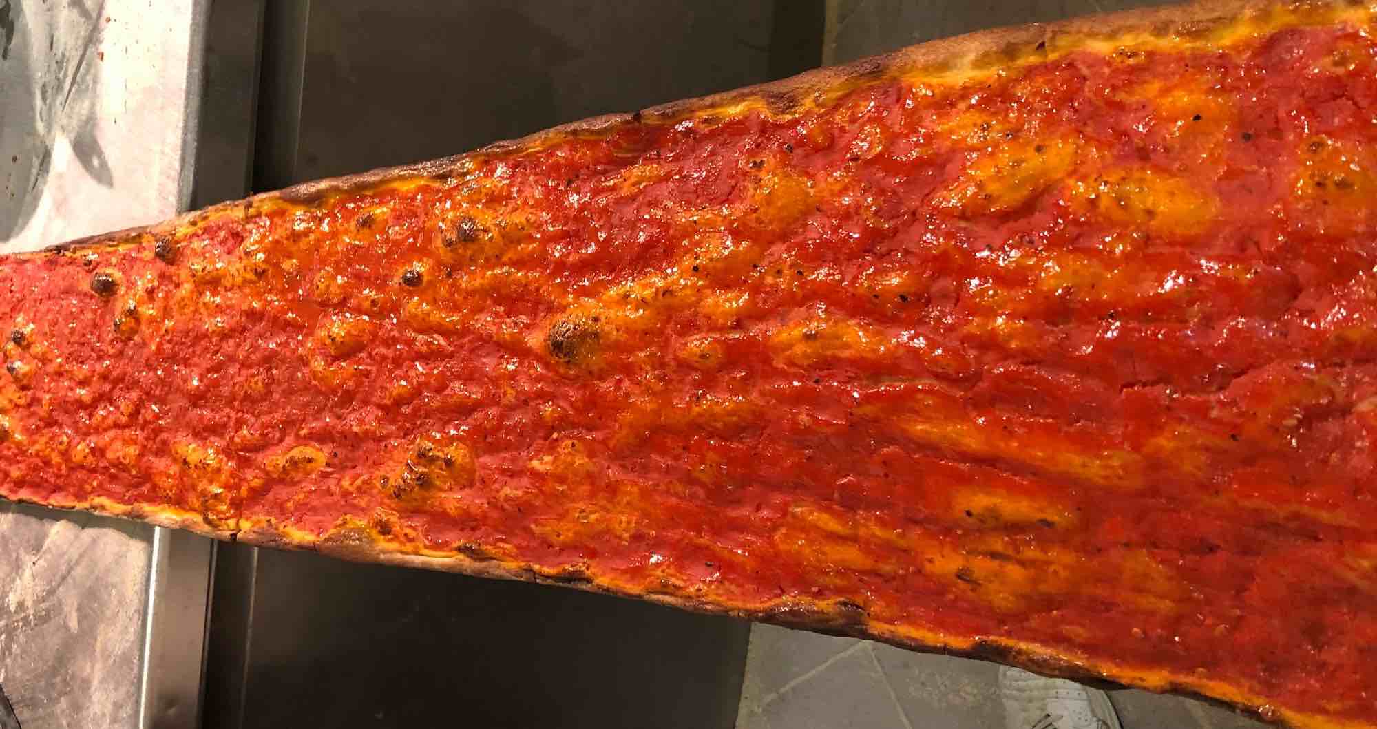 Pizza Rossa di Roscioli Roma