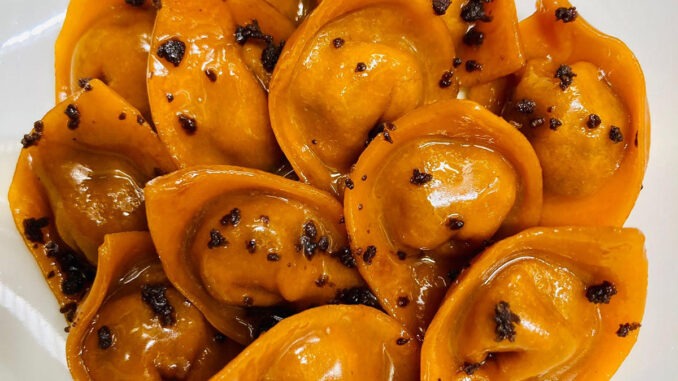 Coniglio alla ligure - tortellini Eugenio Boer