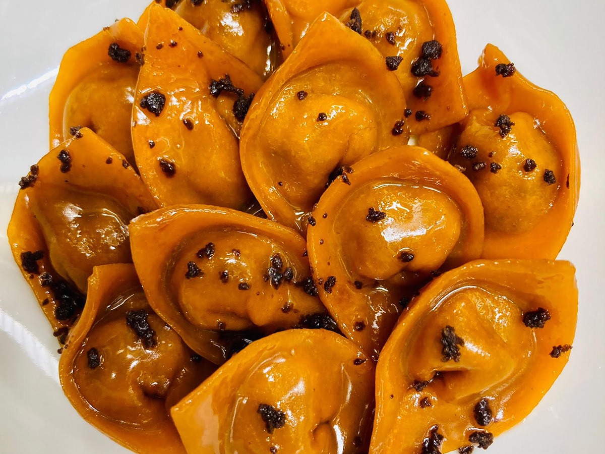 Coniglio alla ligure - tortellini Eugenio Boer