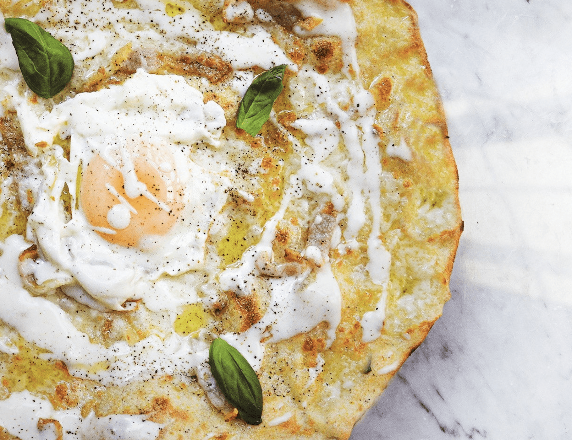 Pizza Carbonara Crocca