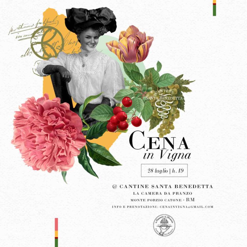 Cena in vigna Cantine Santa Benedetta e Sintesi