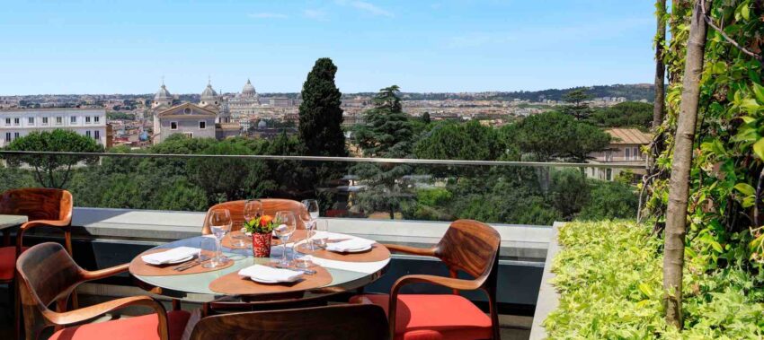 Hotel Eden Roma - Il Giardino Ristorante - terrace