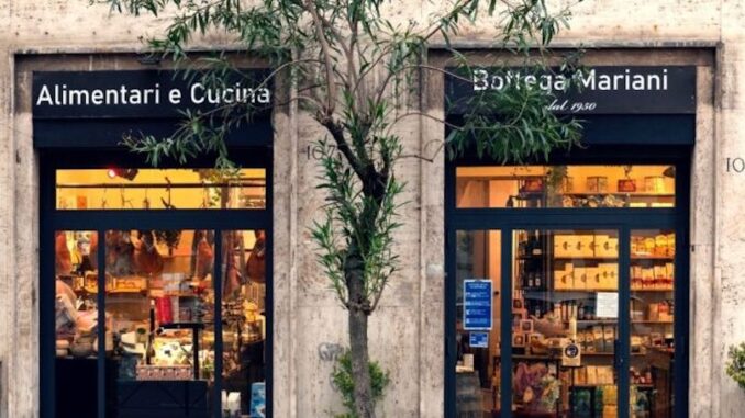 bottega mariani roma facciata