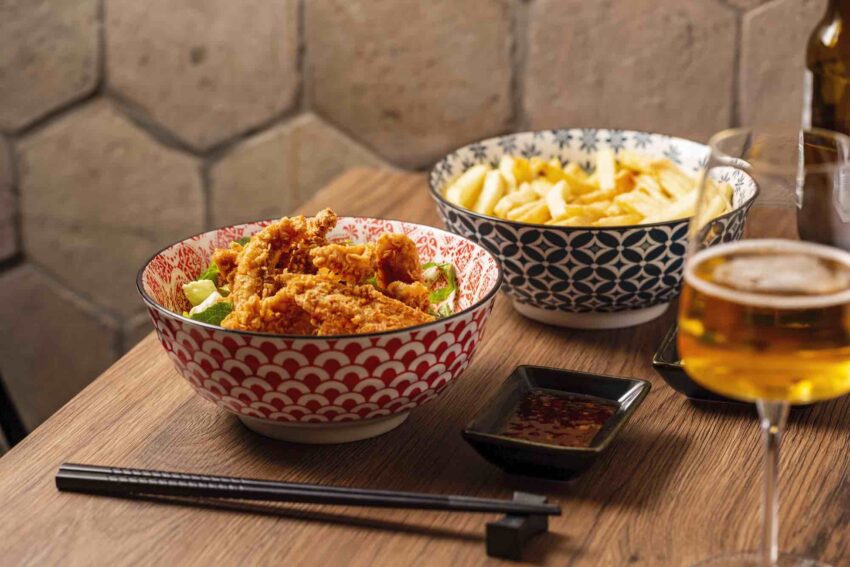 Kong wok and roll Roma tempura