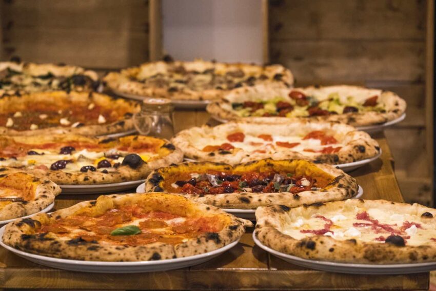 Baccio e i gradini Roma_pizze