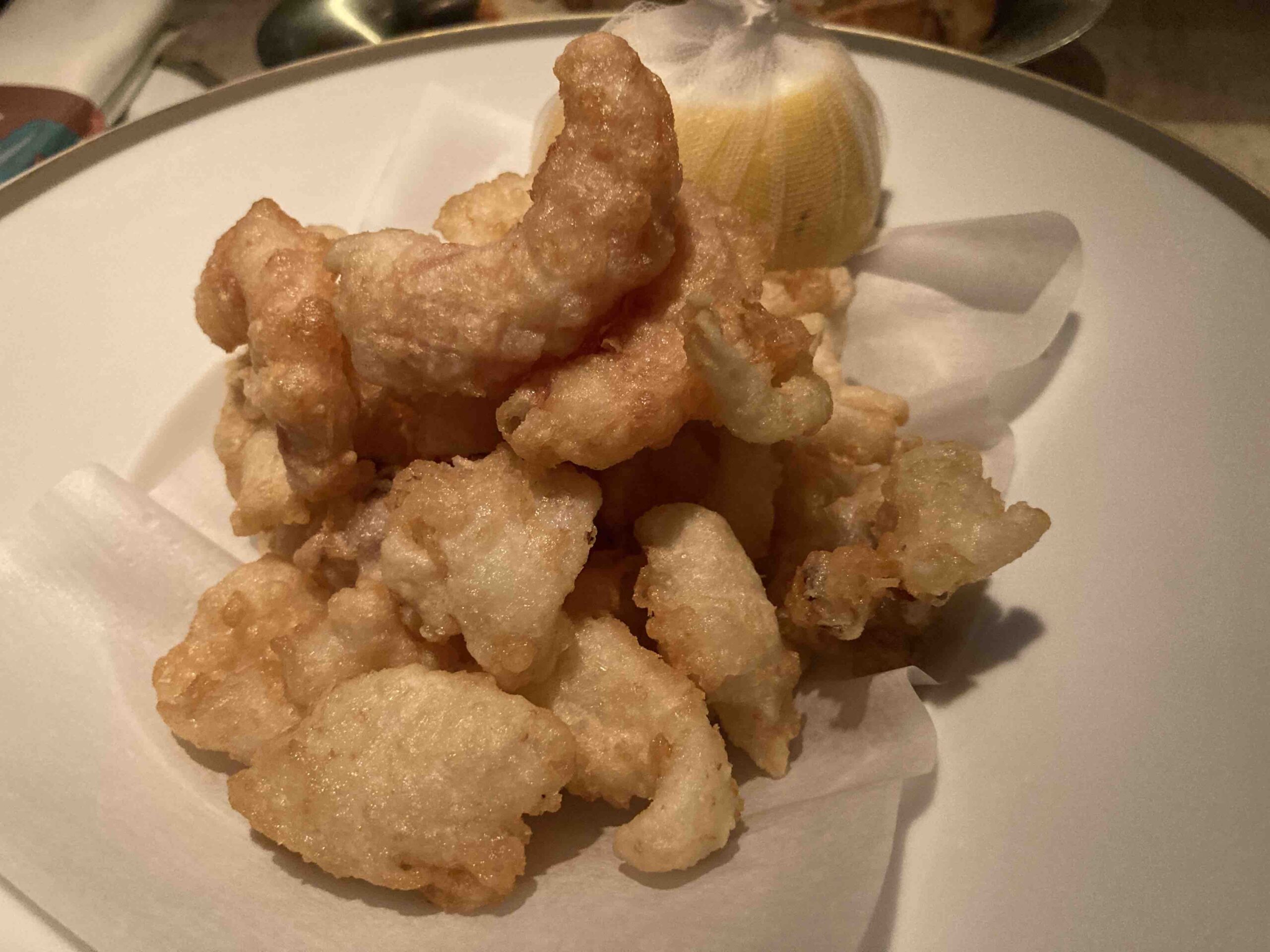 langosteria cafè milano tempura e limone