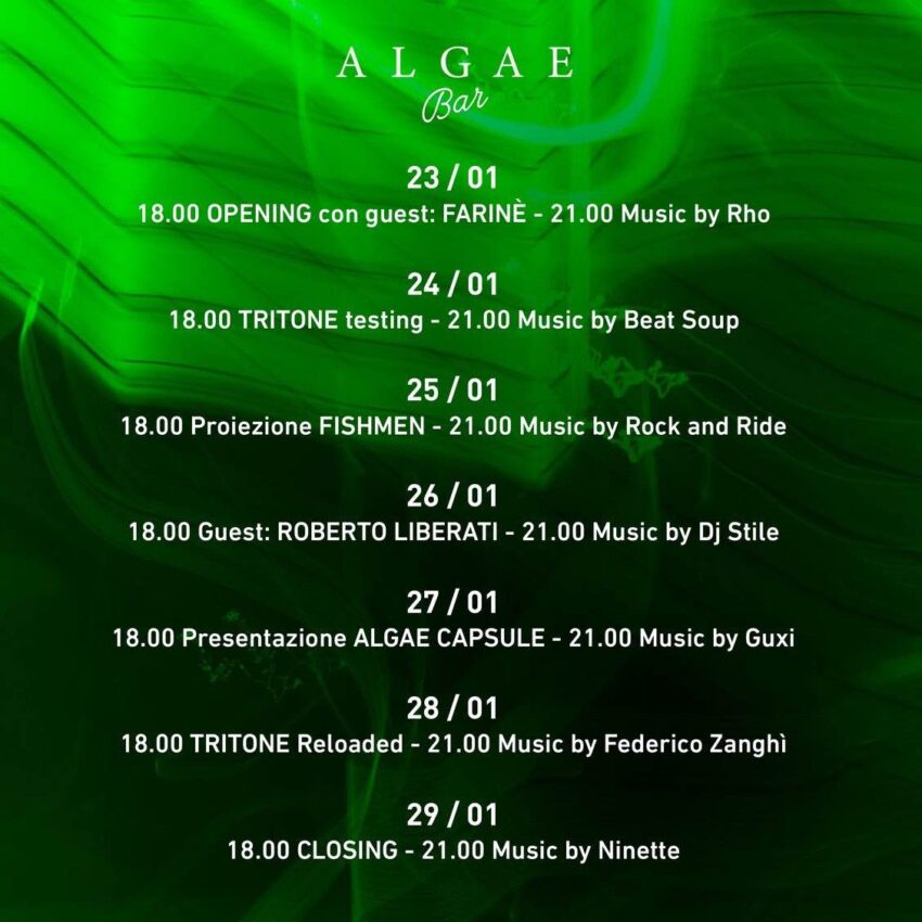 algae bar cosa fare a roma gennaio 2023