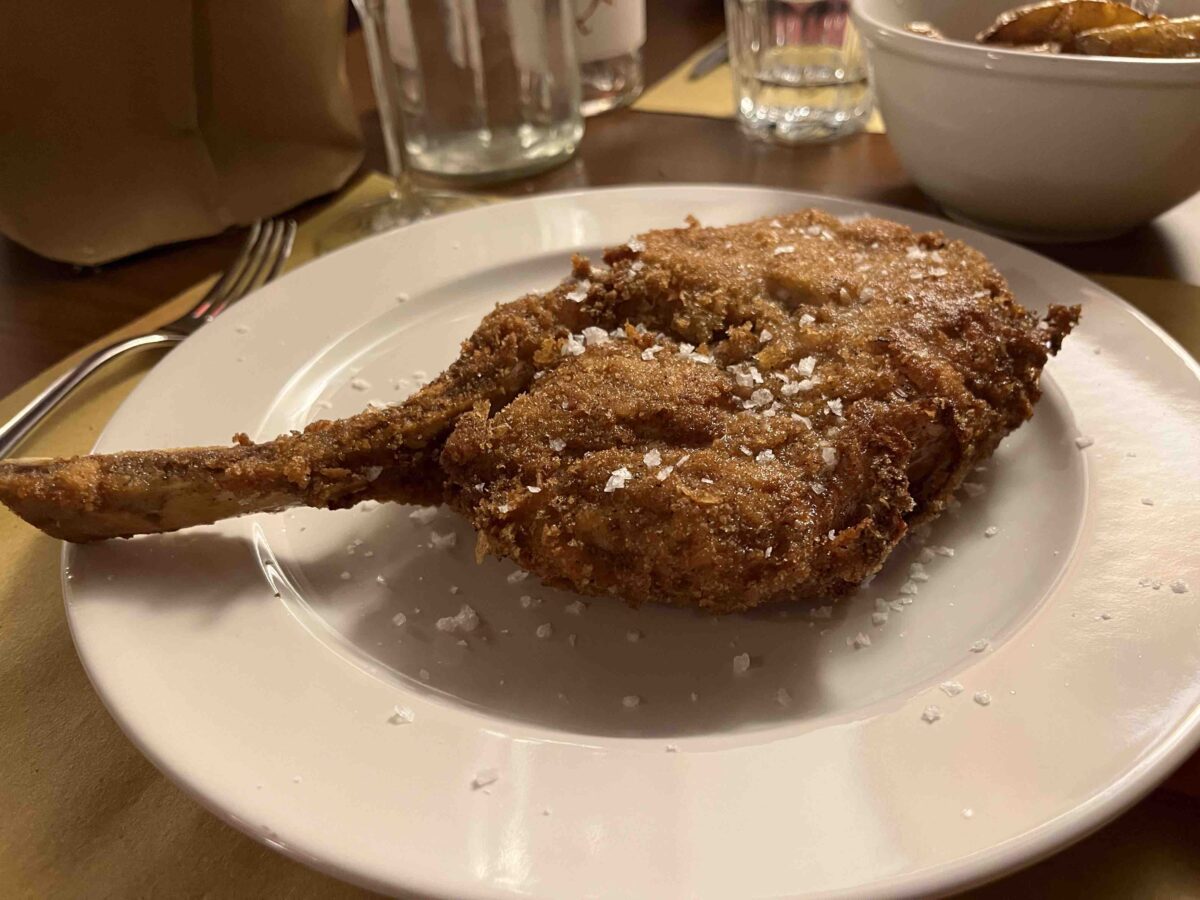 Trattoria Sincera a Milano costoletta