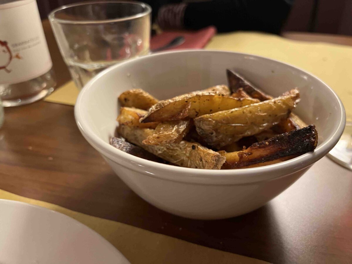 Trattoria Sincera a Milano patate arrosto