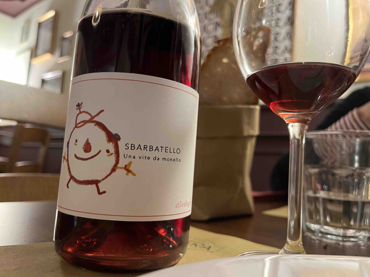 Trattoria Sincera a Milano vini sbarbatello