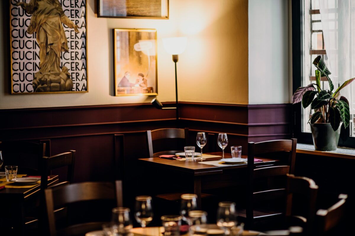trattoria sincera milano sala