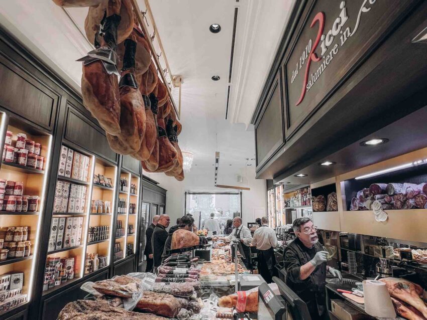 Ricci il Salumiere a Roma - interni