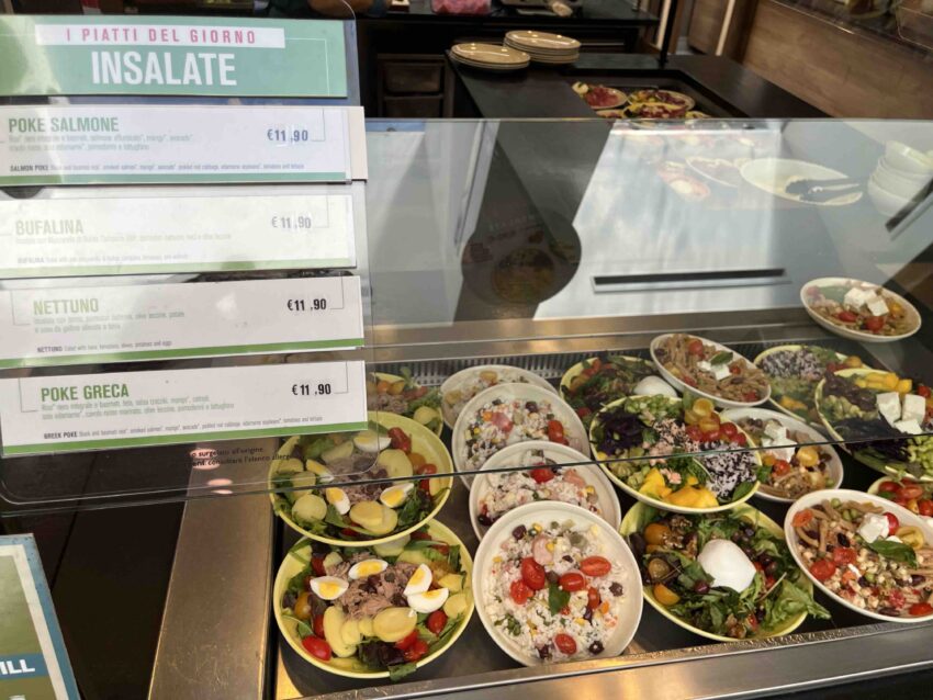 insalate autogrill prezzi o