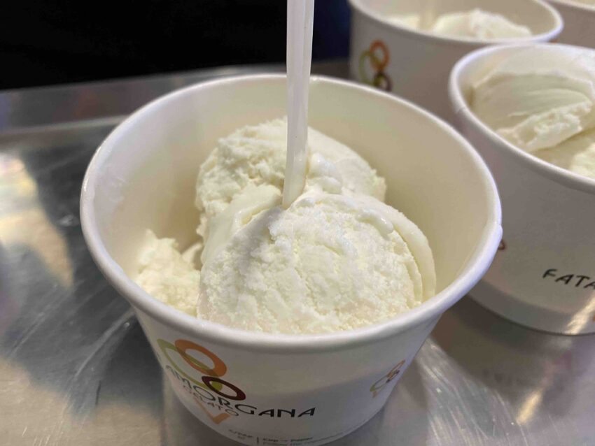 Gelato al pecorino