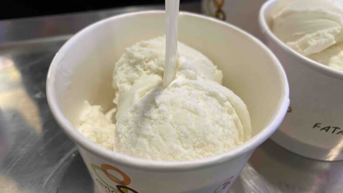 Gelato al pecorino
