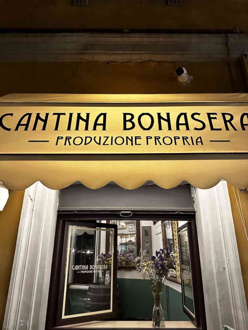 esterno - cantina bonasera frascati