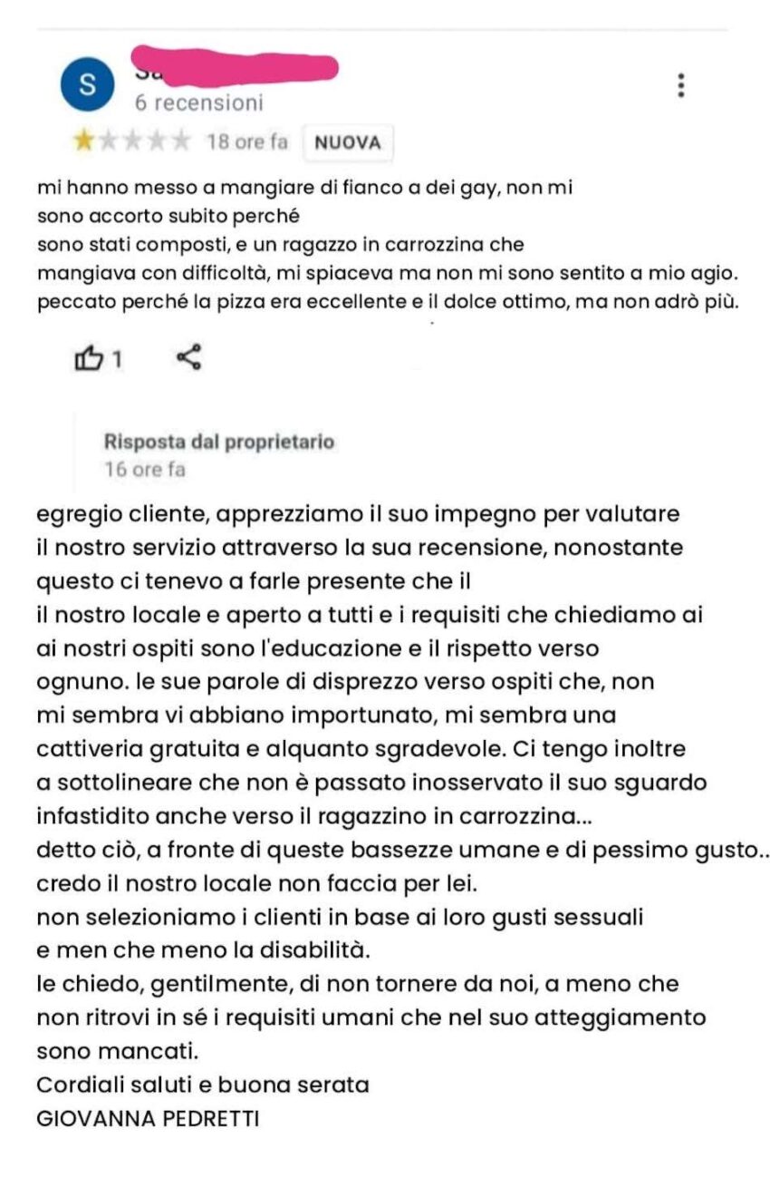 La recensione della pizzeria di Lodi