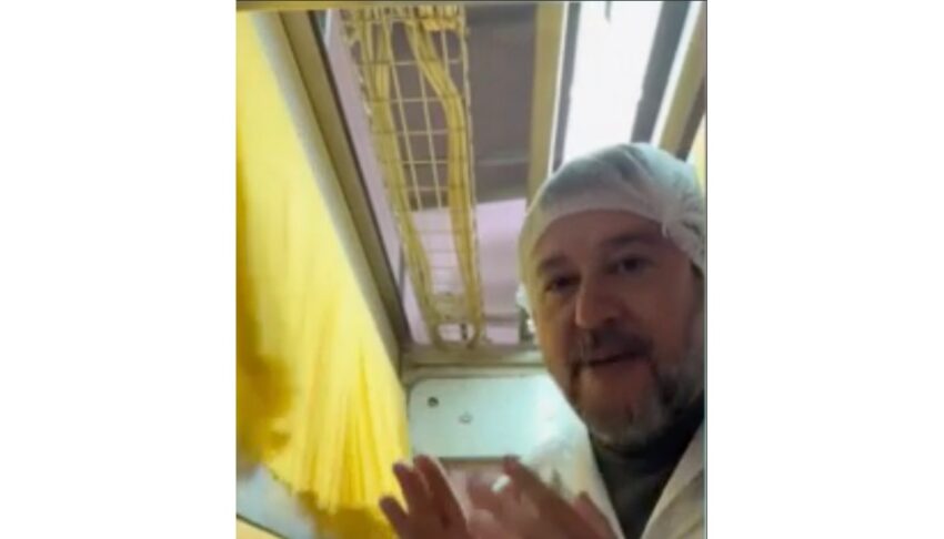 salvini visita il pastificio rummo