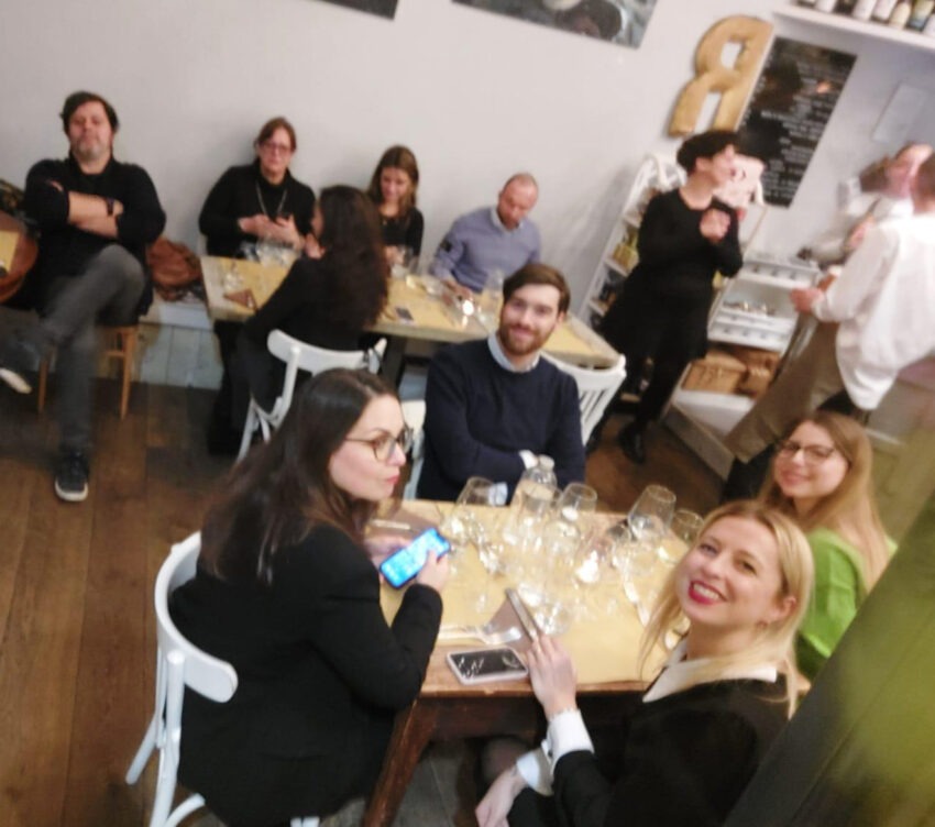 Corso bollicine mon amour vino puntarella Susina bistrò roma