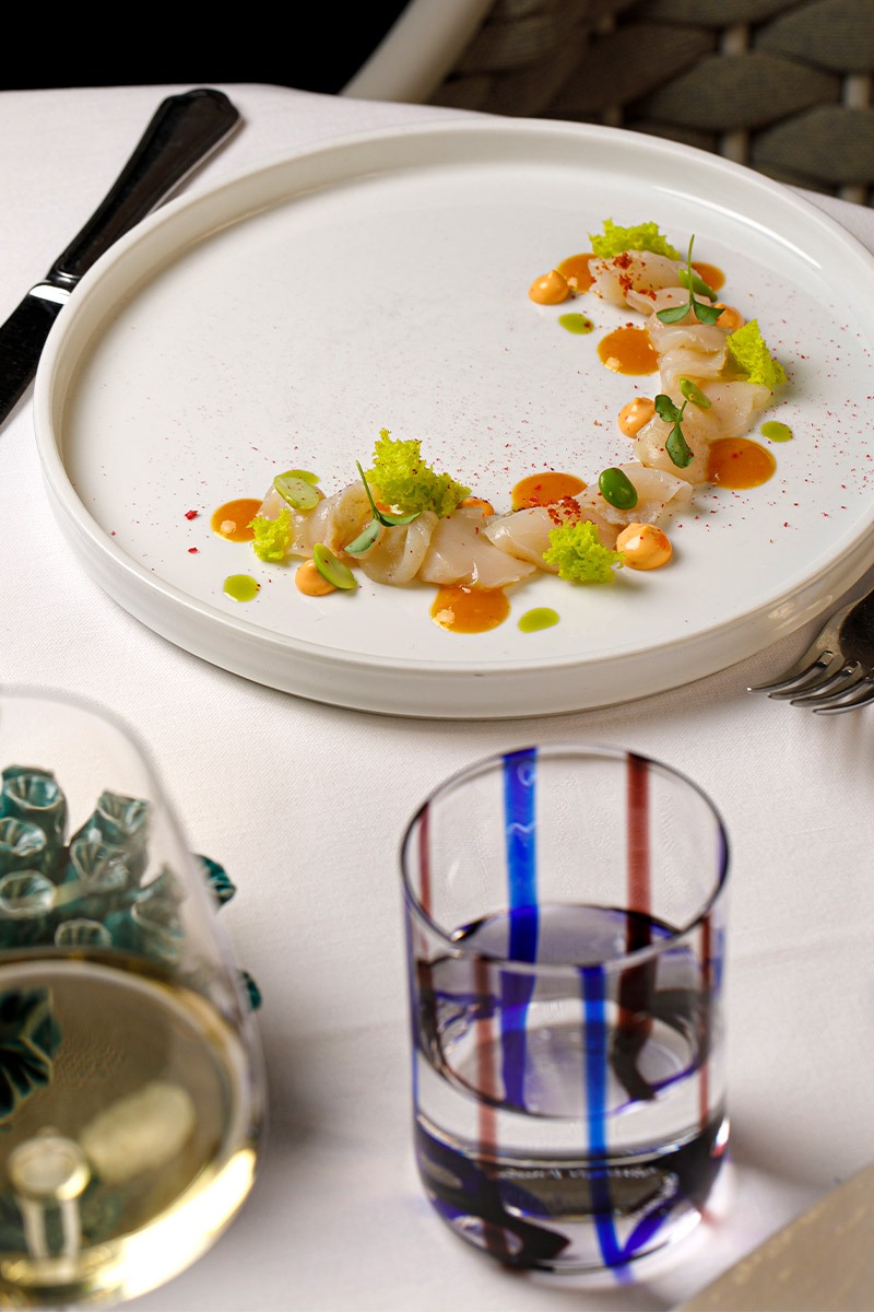 uno dei piatti del menu di da'mare