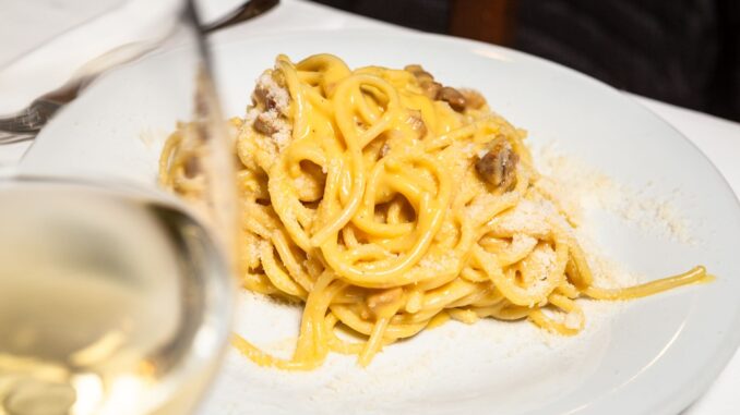 La carbonara di Checco Er Carrettiere a Trastevere (Roma)