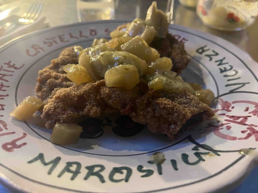 ai fiori blu milano cotoletta in carpione