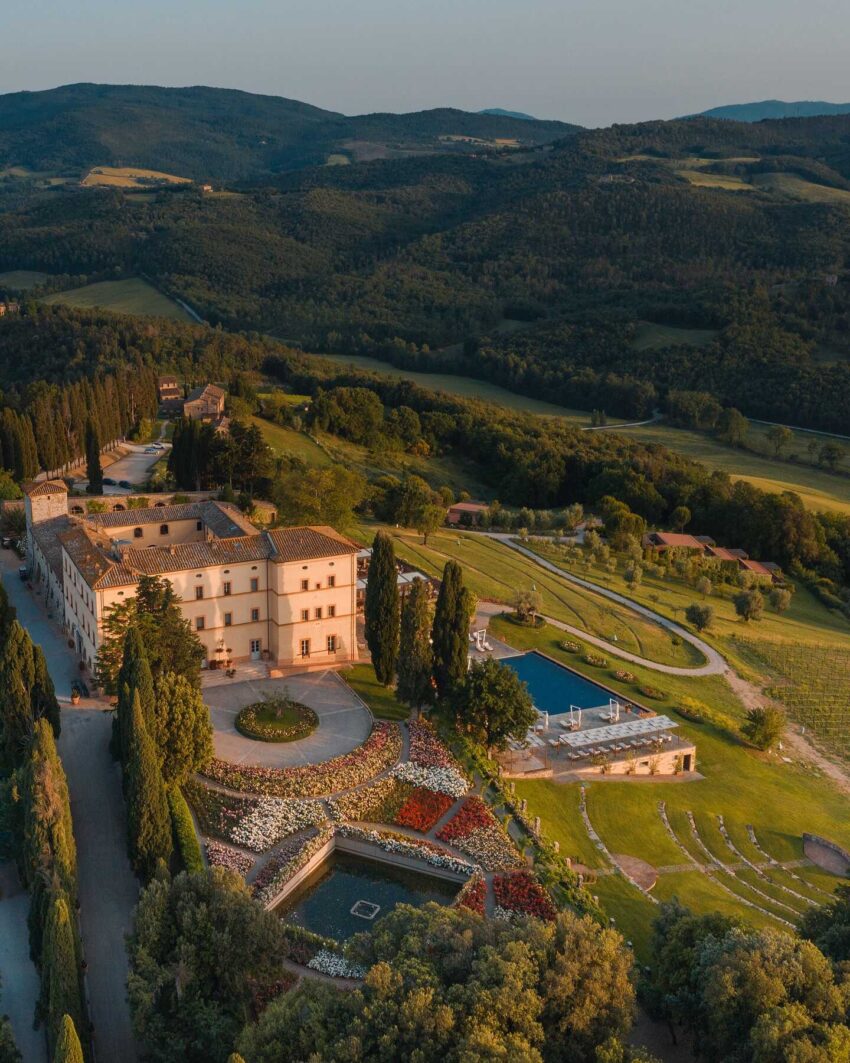 Il castello di Casole, in Toscana