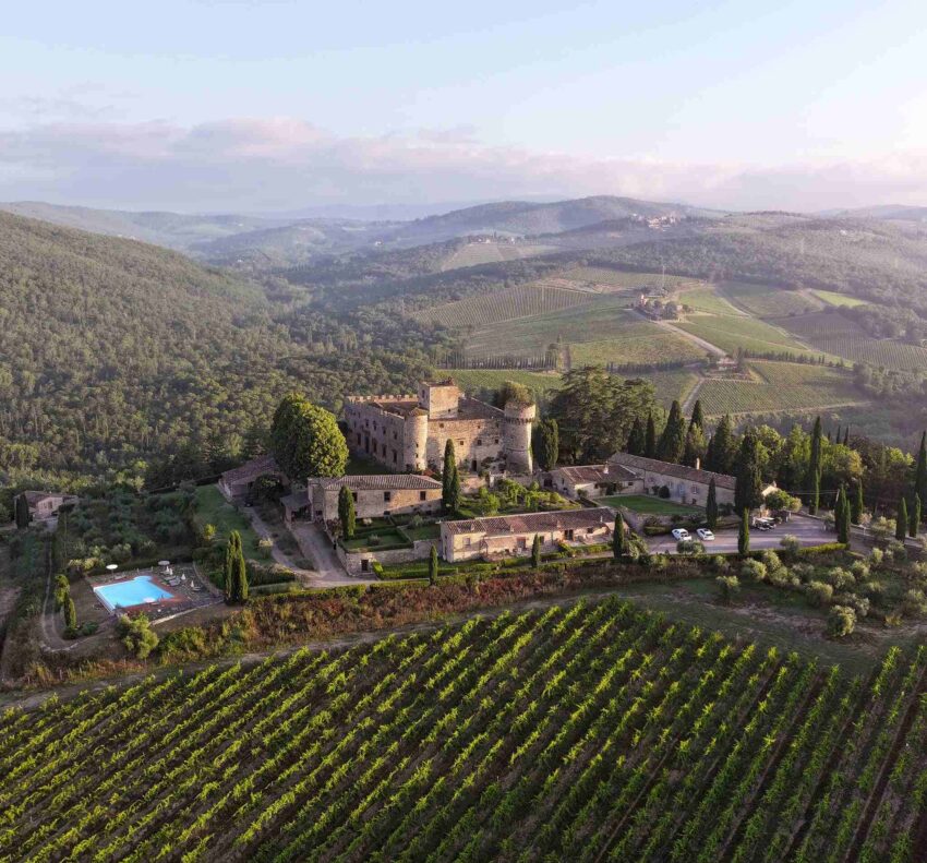 Il Castello di Meleto a Gaiole in Chianti, Toscana