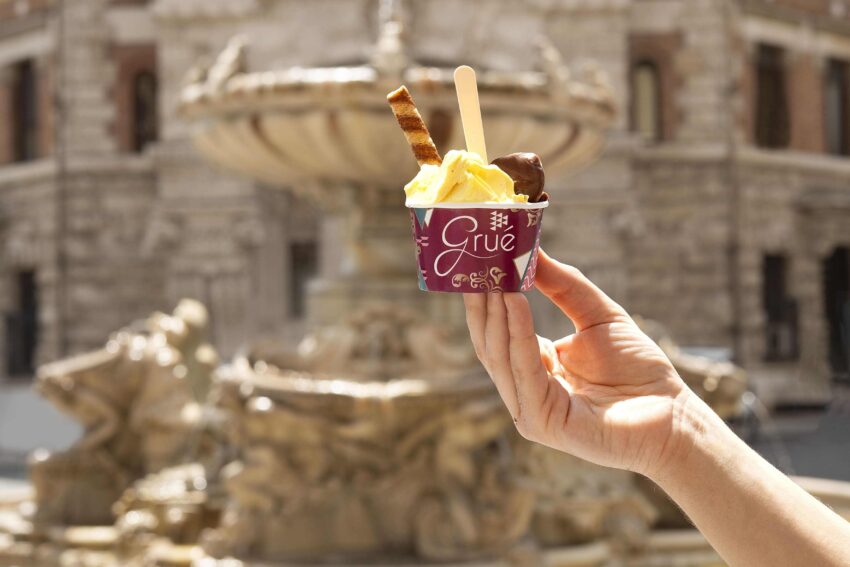 Il gelato di Grué a Roma