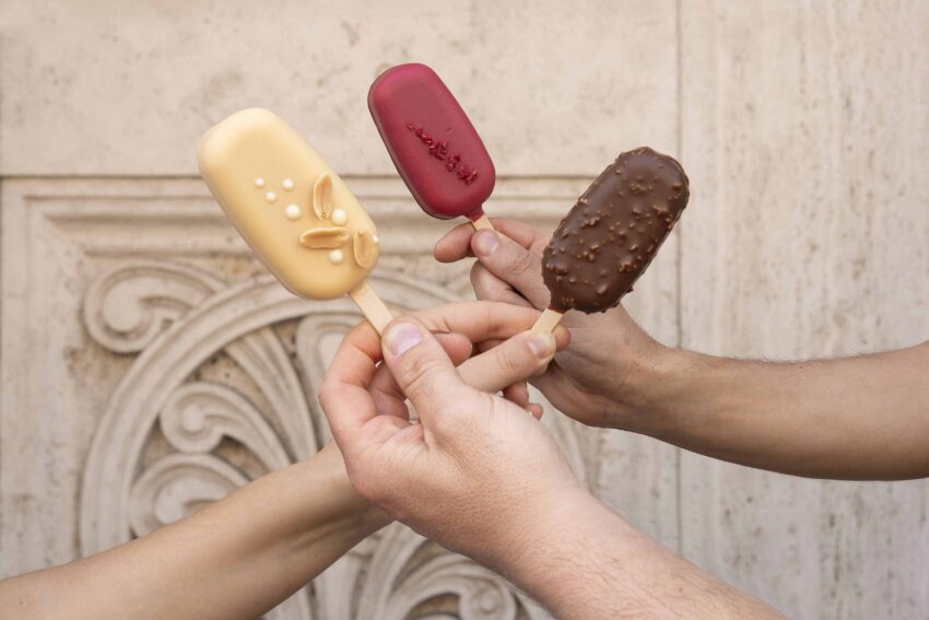 Gli stecchi gelato di Grué a Roma