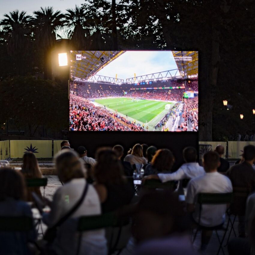dove vedere gli europei 2024 a roma, vittorio summer village