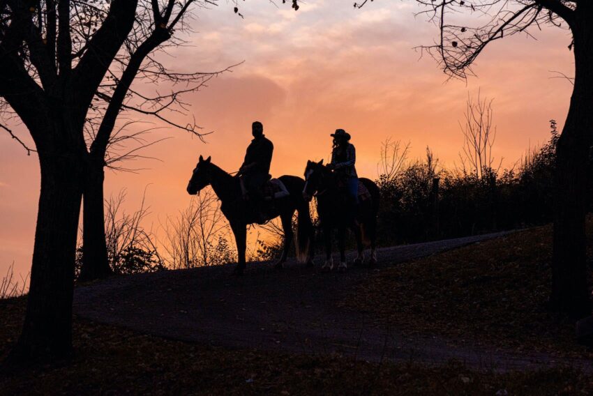 la cerra a tivoli, passeggiata a cavallo