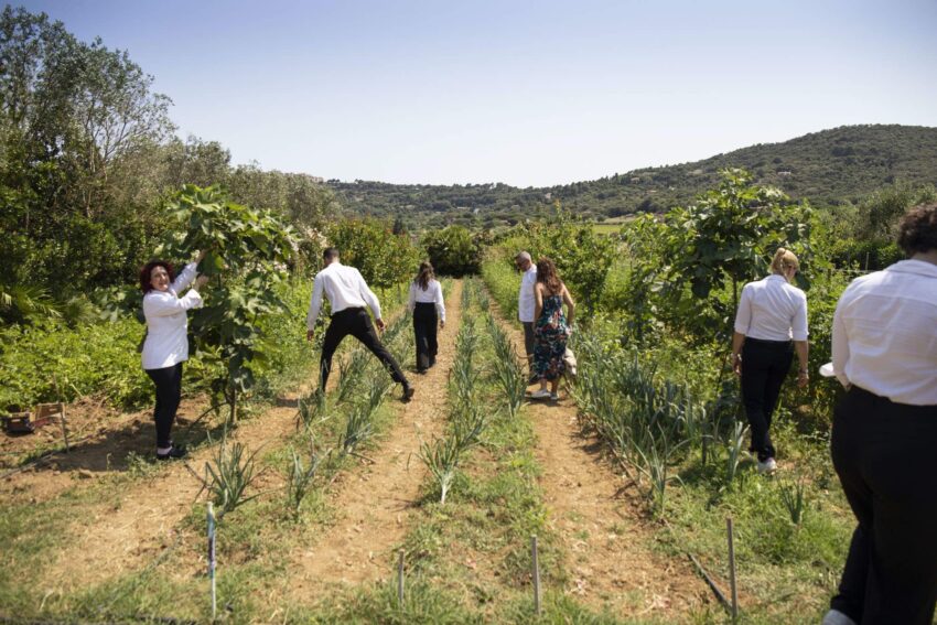 lo staff di sapereta all'isola d'elba