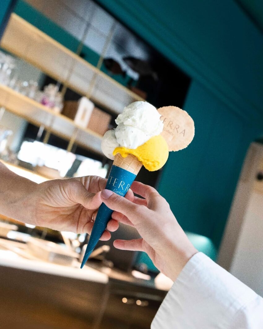 La nuova Gelateria Terra a Santa Maria Maggiore