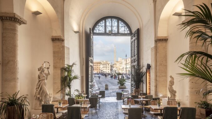 dove mangiare in un museo a roma, vivi bistrot a piazza navona