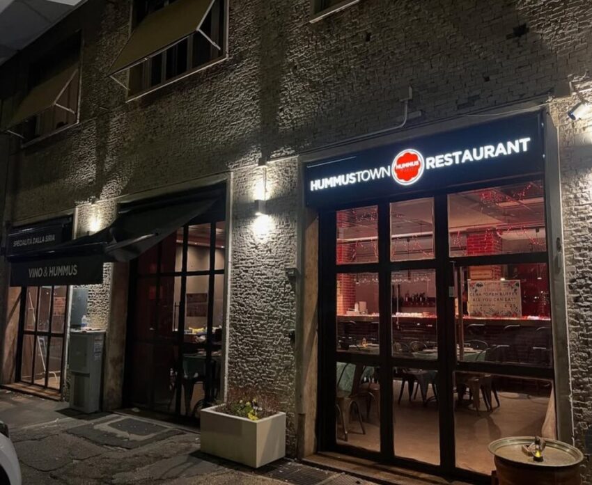 Il ristorante Hummustown a Roma