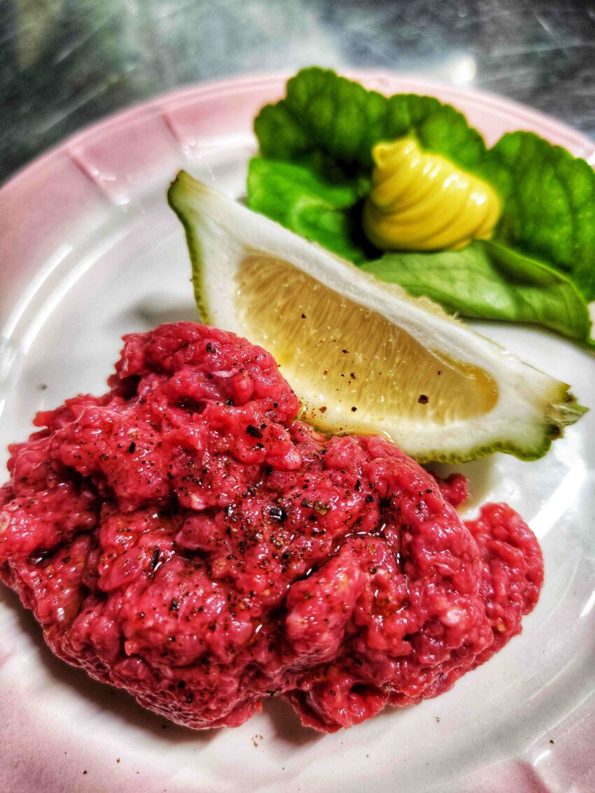 Una tartare da Scima a Quarto Miglio