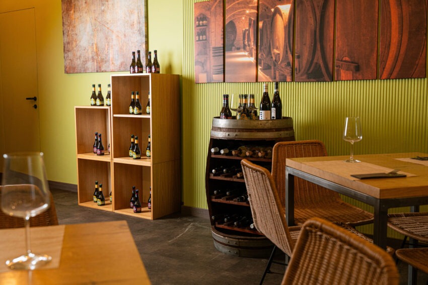 gli interni di cibum bistrot a roma