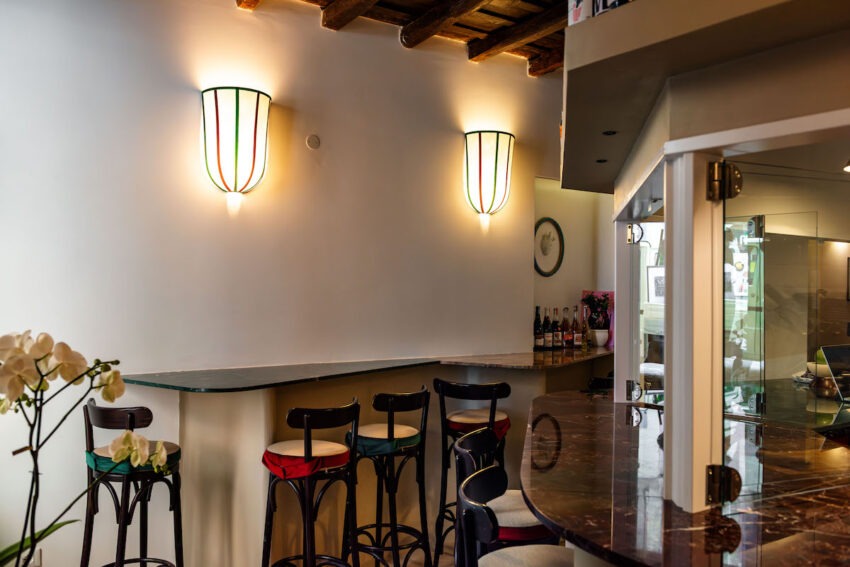 interni del ristorante futura a roma