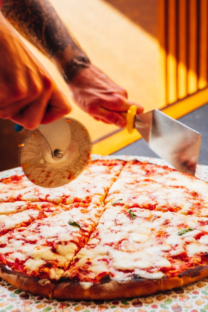 La pizza da Il Secchio e L'Olivaro