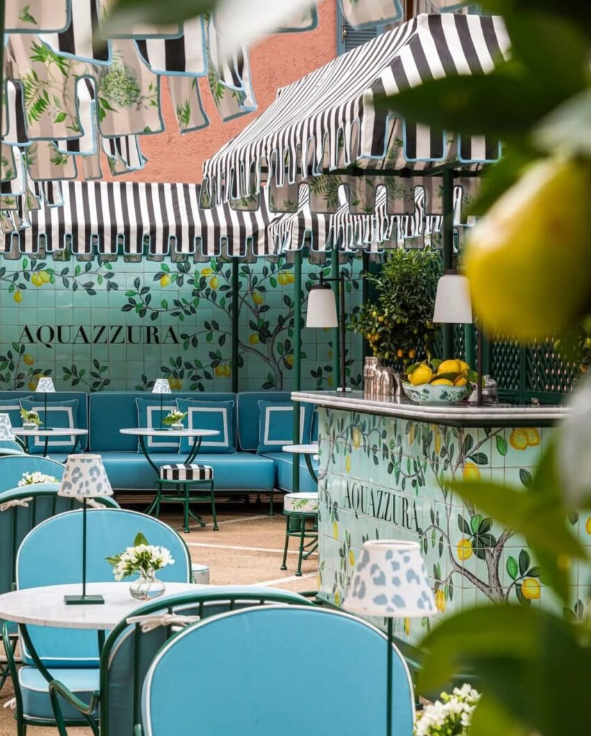 Il nuovo Aquazzura Bar all'Hotel de Russie