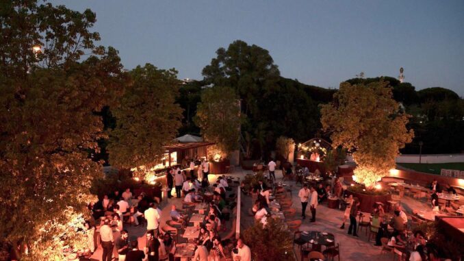 la terrazza di naos a roma nord
