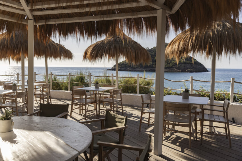 tavoli vista mare all'isolotto - argentario