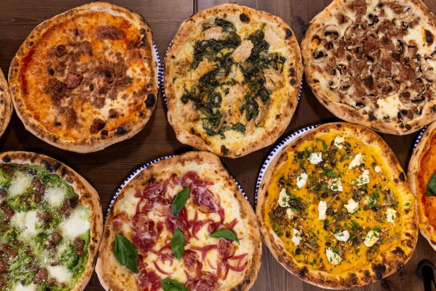 le pizze di fiori di zucca